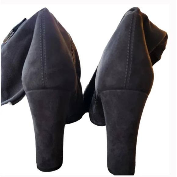 New Sam Edelman KENT Dark Gray Over Knee Pull On Boots 5.5 - Picture 5 of 9